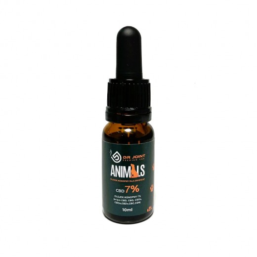 Olej konopny 7% dla zwierząt Dr Joint ANIMALS 10ml