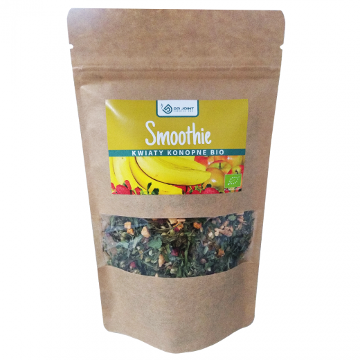 Herbata konopna CBD wieloowocowa Smoothie Napar z kwiatów konopni DrJoint 50g