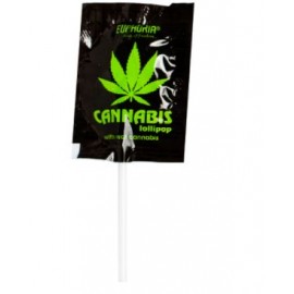 Lizak płaski o smaku konopi Euphoria