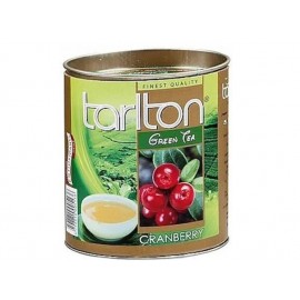 Zielona herbata liściasta Cranberry z żurawiną Tarlton 100g