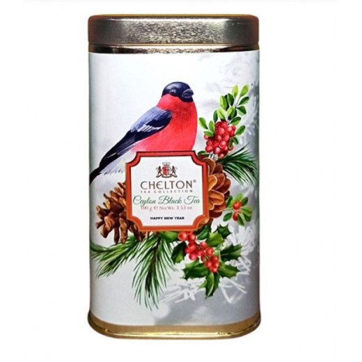 Herbata świąteczna czarna Chelton Winter Bullfinch Puszka 100g