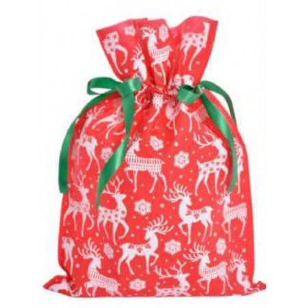 Worek Świąteczny Torba na prezent Czerwony w...
