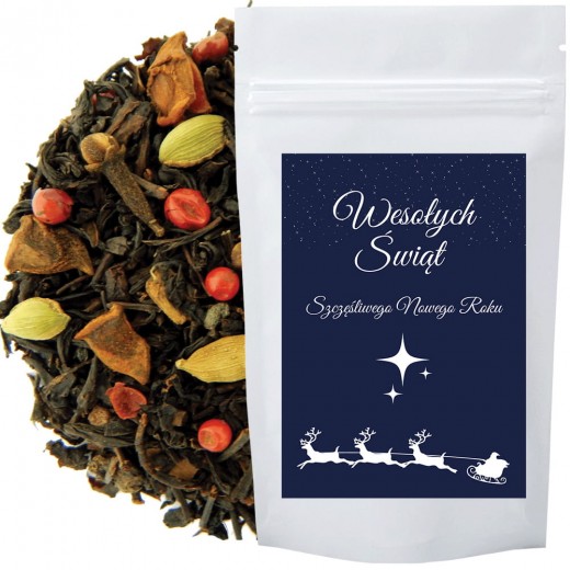 Herbata Świąteczna Czarna Anyż Kardamon Pierwsza Gwiazda 50g