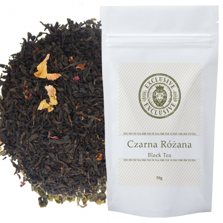 Herbata czarna z płatkami róży różana z różą 50g