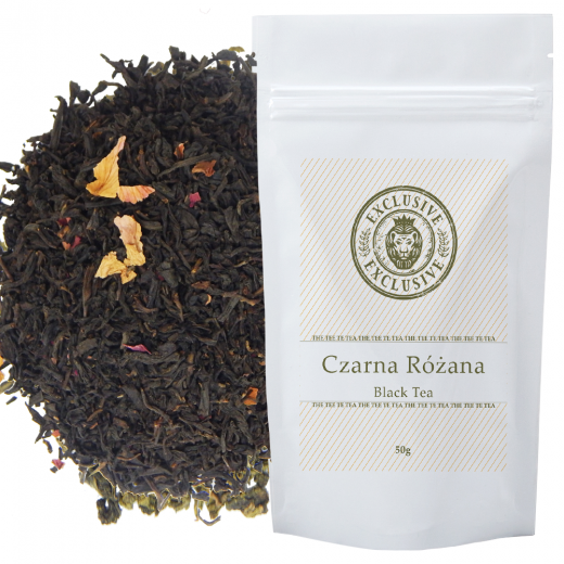 Herbata czarna z płatkami róży różana z różą 50g