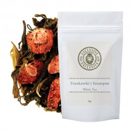 Herbata Biała Truskawki i Szampan 50g