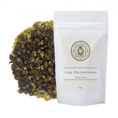 Herbata Zielona Long Zhu Jaśminowa 50g