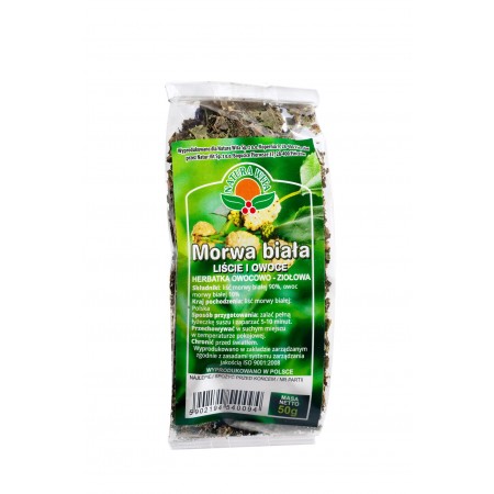 Herbatka ziołowo-owocowa Morwa biała liście i owoce Natura Wita 50g