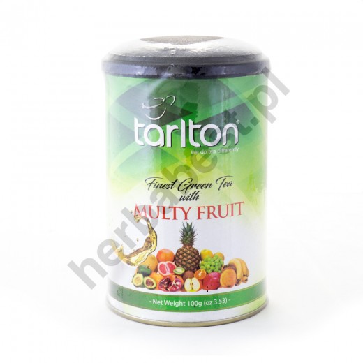 Herbata zielona Multifruit Tarlton 100g