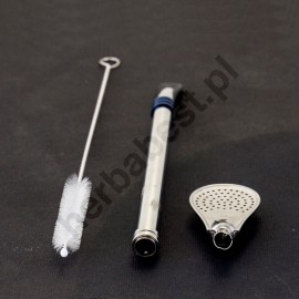 Bombilla rozkręcana z czyścikiem do picia Yerba Mate...