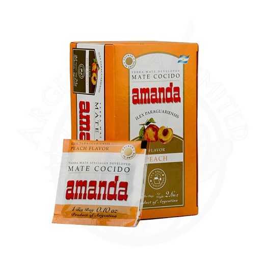 Yerba Mate Amanda Brzoskwiniowa Ekspresowa 25 saszetek