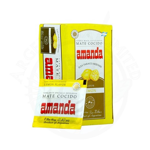 Yerba Mate Amanda Cytrynowa Ekspresowa 25 saszetek