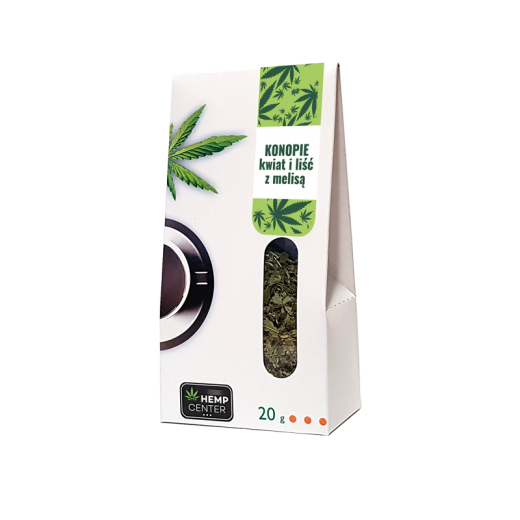 Herbatka ziołowa Konopie kwiaty i liście z melisą Hemp Center 20g