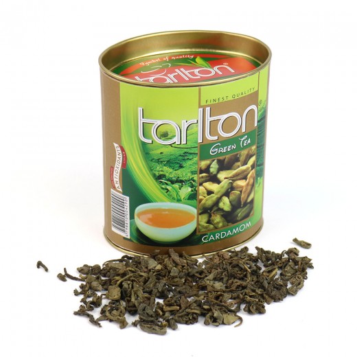Herbata Zielona Kardamon Gun Powder I Tarlton 100g