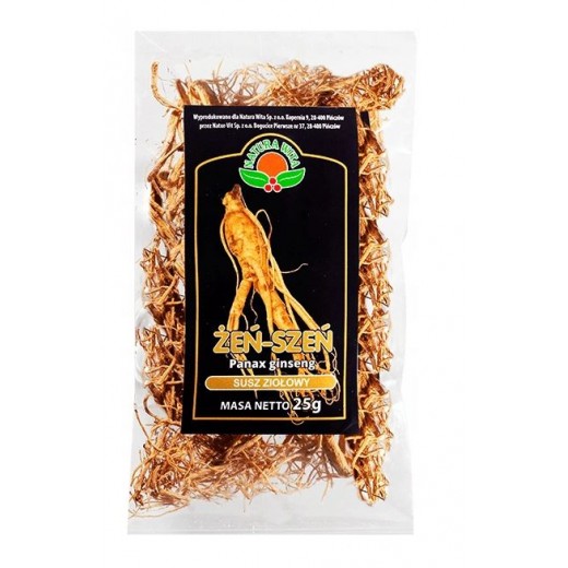Susz żeń-szeń koreański korzeń Natura Wita 25g