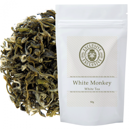 Herbata biała White Monkey Biała Małpa Bai Mao Hou 50g