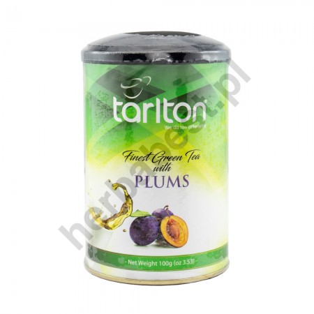 Herbata Zielona ze śliwką Plum Tarlton 100g