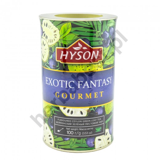 Herbata zielona Exotic Vantasy - Soursop z Borówką Hyson 100g