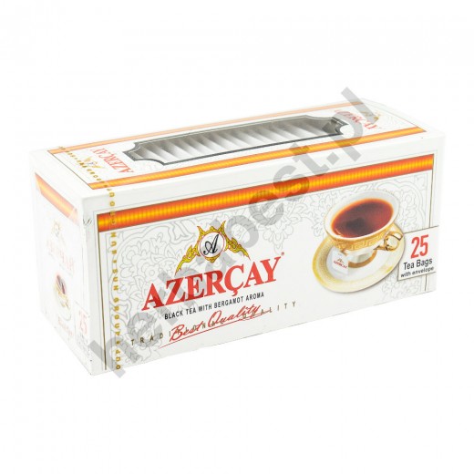 Herbata czarna earl grey z bergamotką ekspresowa Azercay 25szt.