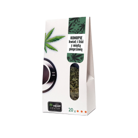 Herbatka ziołowa konopna z miętą pieprzową Konopie kwiaty...