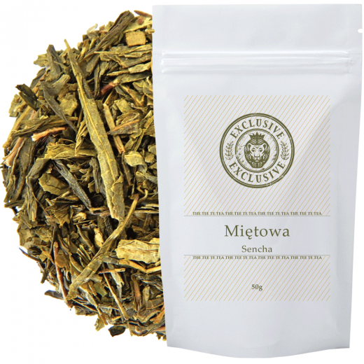 Herbata zielona Sencha z Miętą Miętowa 50g