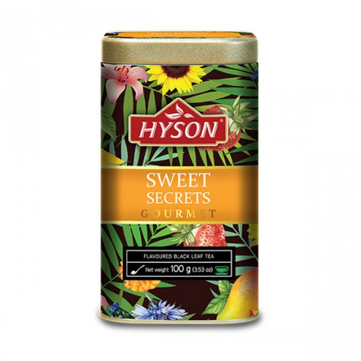 Herbata czarna Sweet Secrets Gourmet Hyson mango truskawka 100g