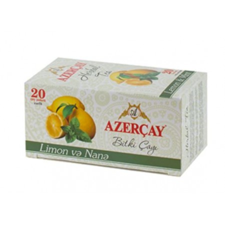 Herbata ziołowo owocowa Azercay Cytryna Mięta Saszetki