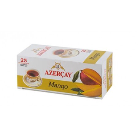 Herbata czarna z mango Azercay 25 saszetek