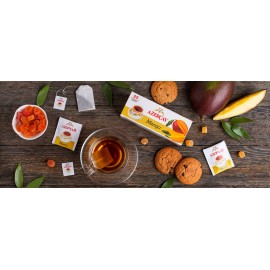 Herbata czarna z mango Azercay 25 saszetek 2
