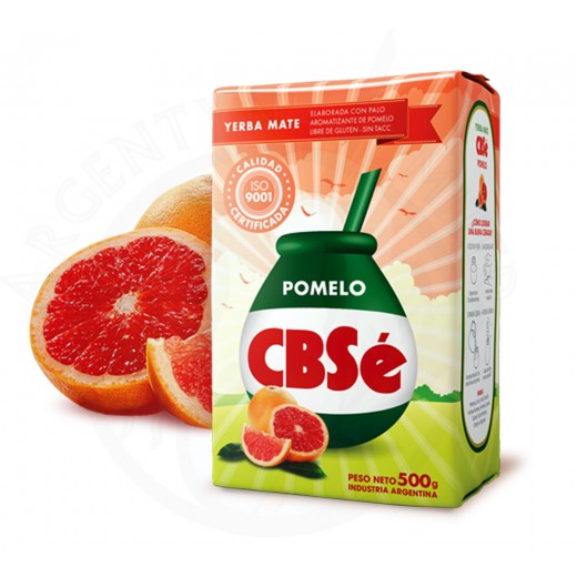 Yerba Mate CBSe Pomelo Aromat Grejpfrutowy 500 g