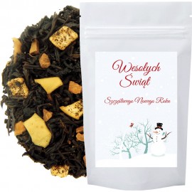 Herbata Świąteczna Czarna Jabłko z cynamonem 50g