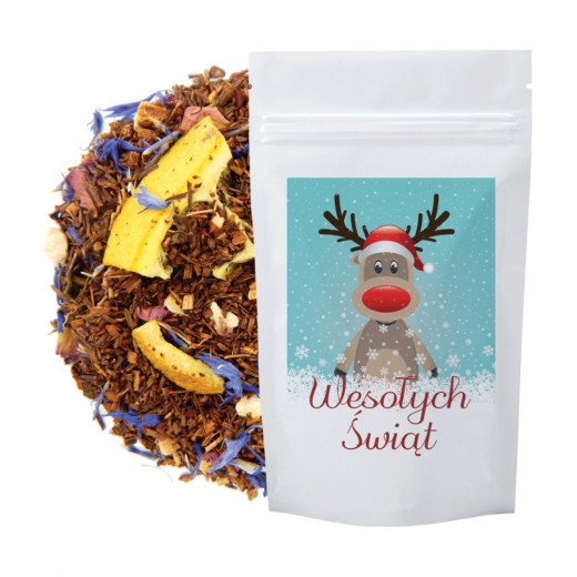 Herbata Świąteczna Rooibos Pomarańcza z Czekoladą 50g
