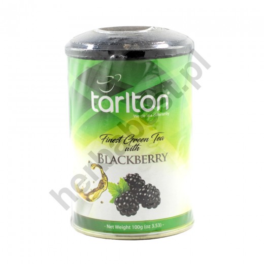 Herbata Zielona  Blackberry (jeżyna) Tarlton 100g