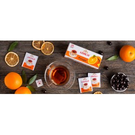 Herbata czarna z pomarancza Orange Portagal Azercay Saszetki 2