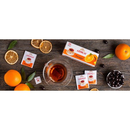 Herbata czarna z pomarancza Orange Portagal...