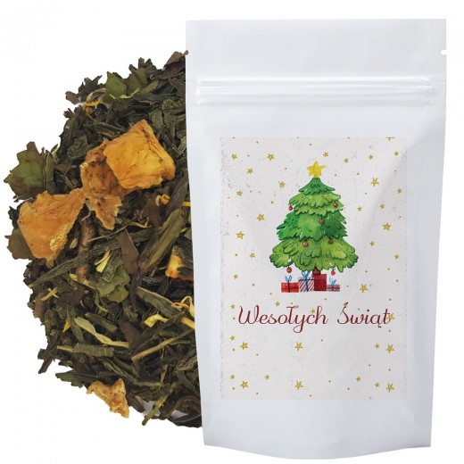 Herbata Świąteczna Zielona Świąteczne Opowieści Pigwa Imbir