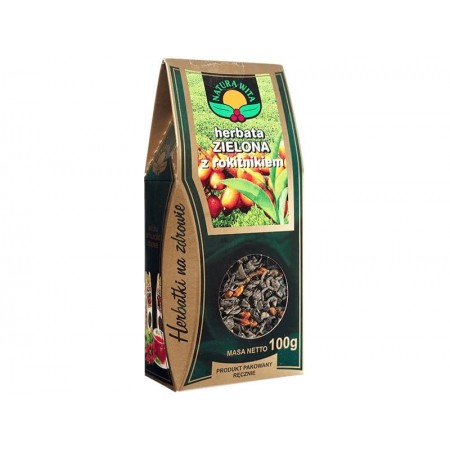 Herbata zielona z rokitnikiem Natura Wita 100g