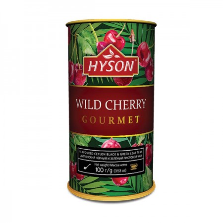 Herbata czarna i zielona Dzika Wiśnia Wild Cherry Gourmet Hyson100g
